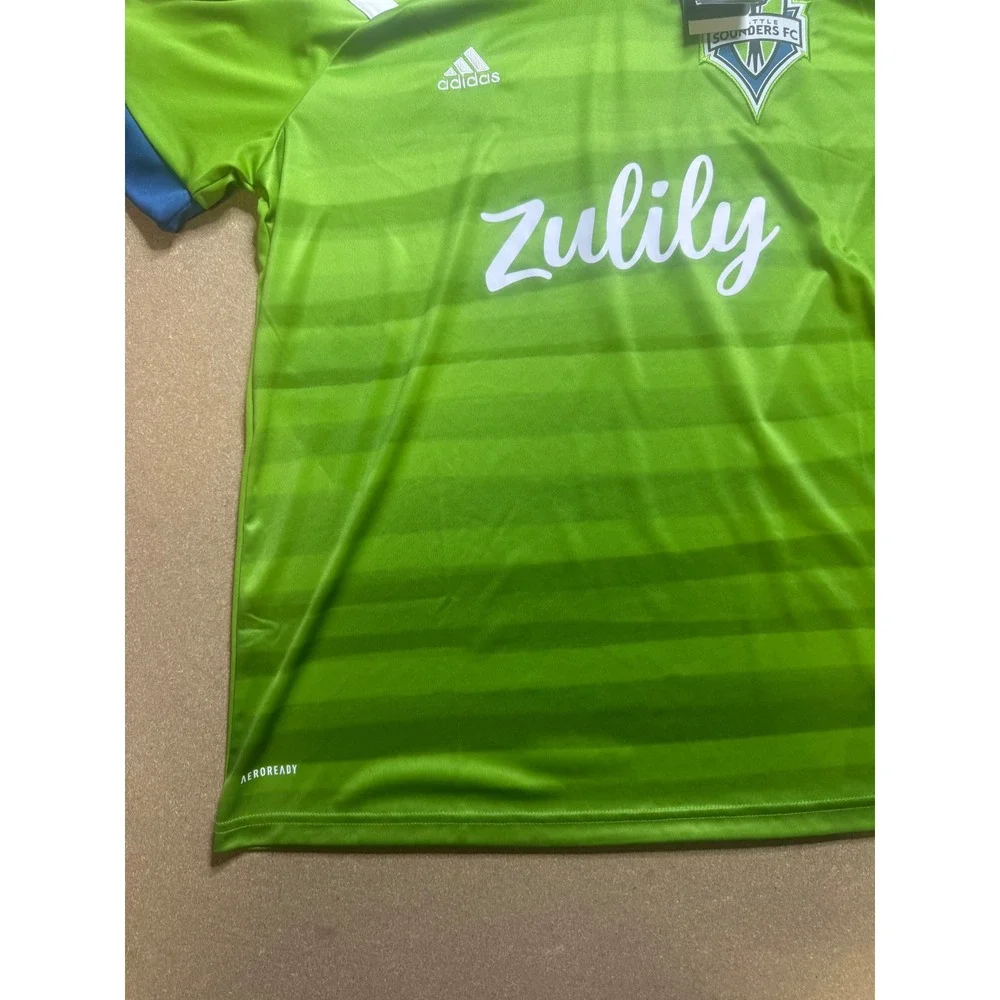 Adidas Seattle Sounders FC Zulily‎ MLS Soccer Jersey Men's XL Green Shirt NWT